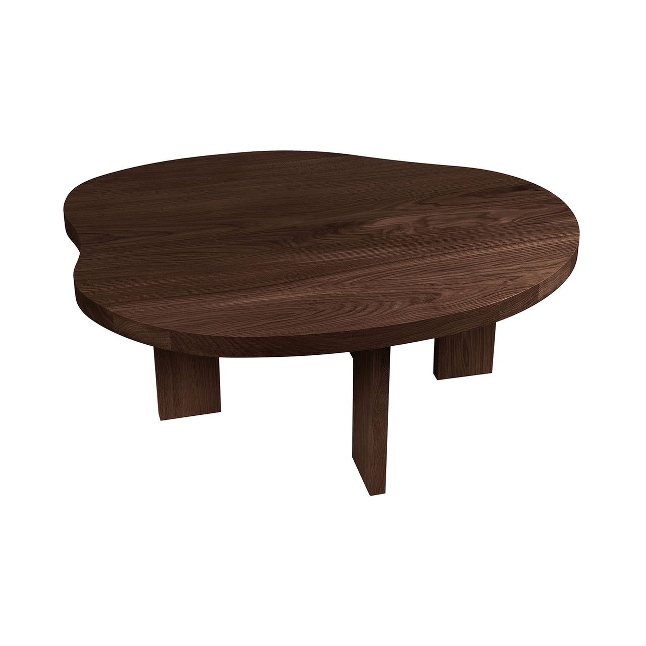 Farmhouse Coffee Table: Dark Oak