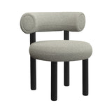 Fat Dining Chair: Black Oak