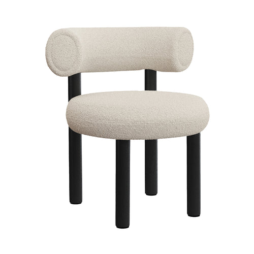 Fat Dining Chair: Black Oak