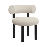 Fat Dining Chair: Black Oak