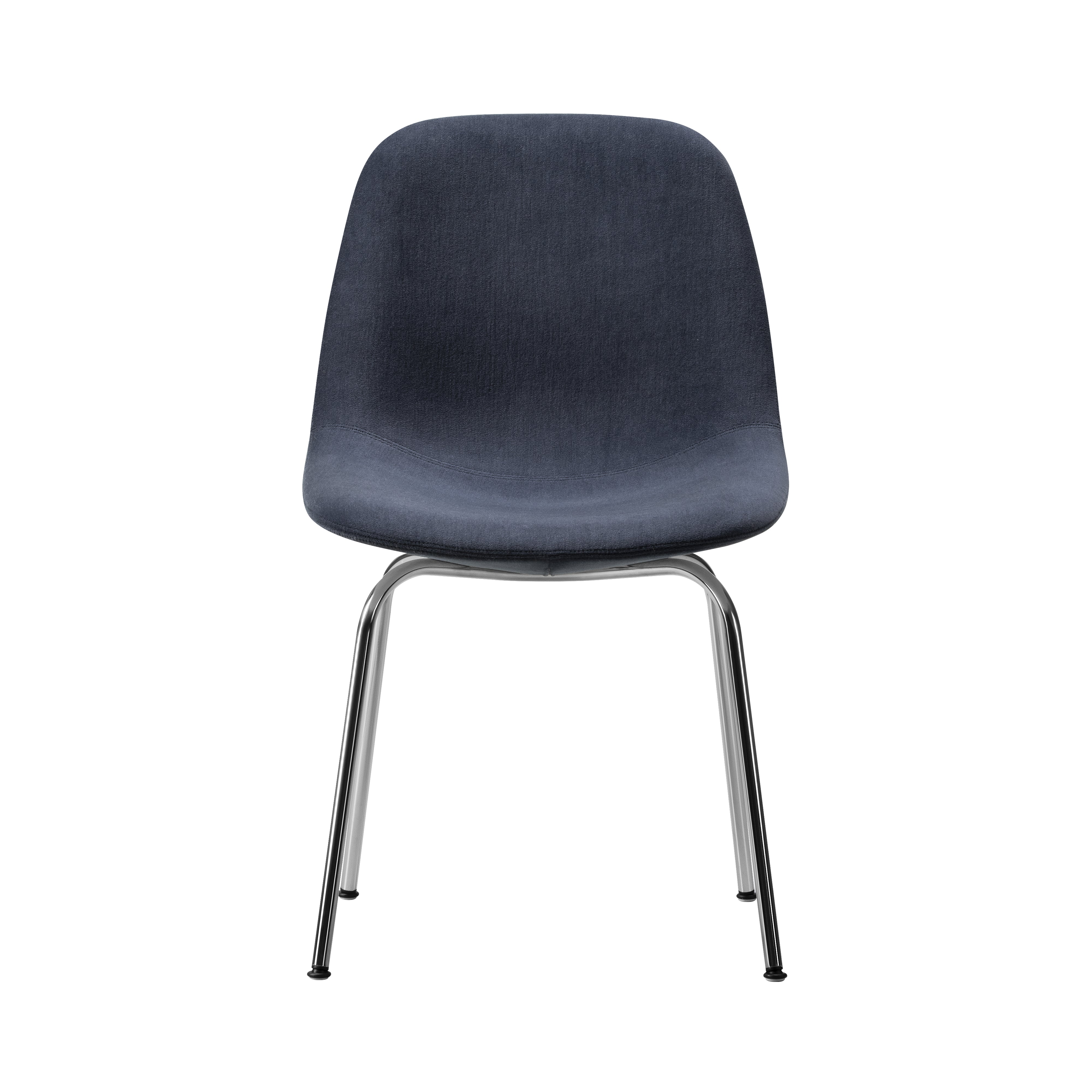 Eyes Tube Base Chair: Without Buttons + Stainless Steel