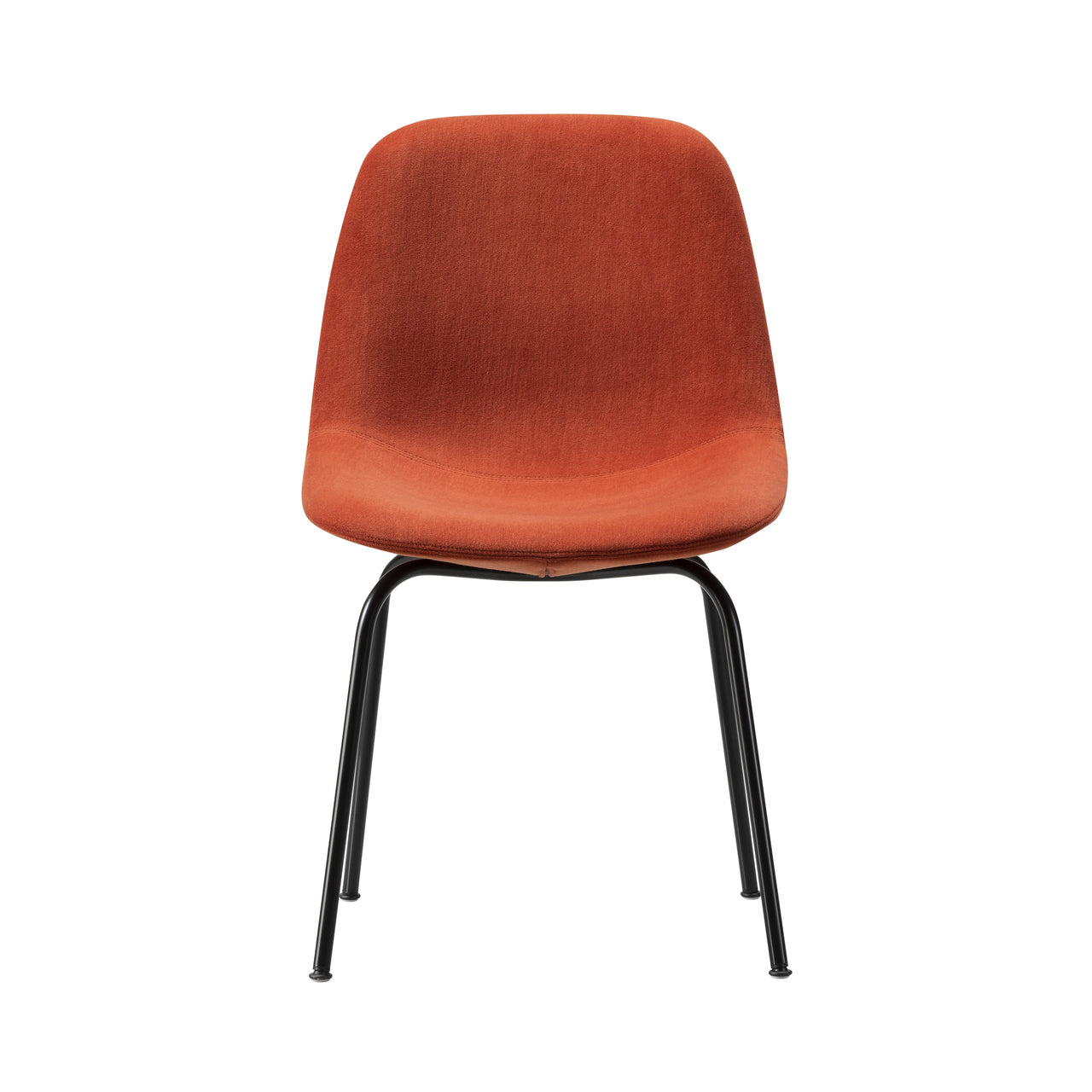 Eyes Tube Base Chair: Without Buttons + Black