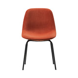 Eyes Tube Base Chair: Without Buttons + Black