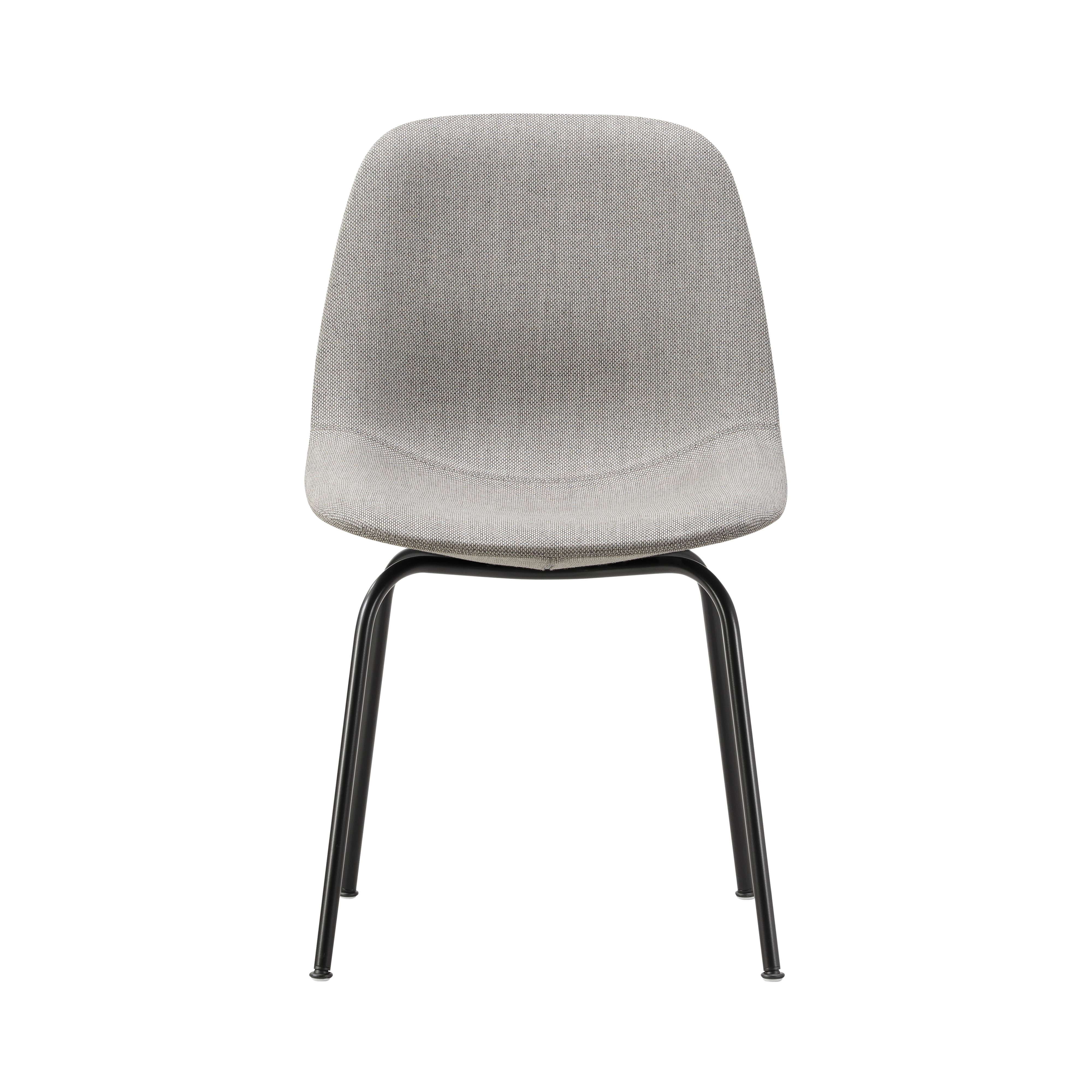 Eyes Tube Base Chair: Without Buttons + Black