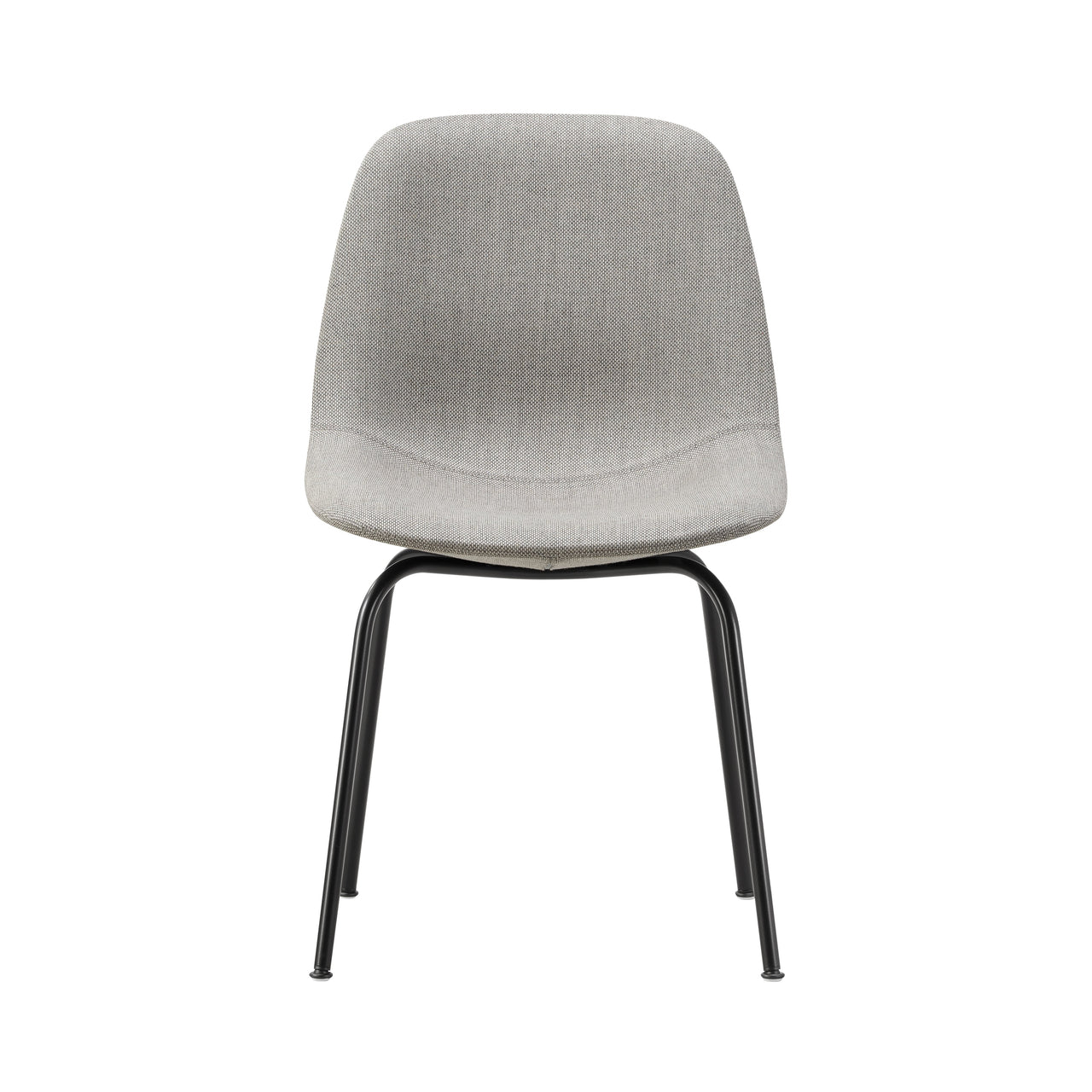 Eyes Tube Base Chair: Without Buttons + Black