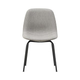 Eyes Tube Base Chair: Without Buttons + Black