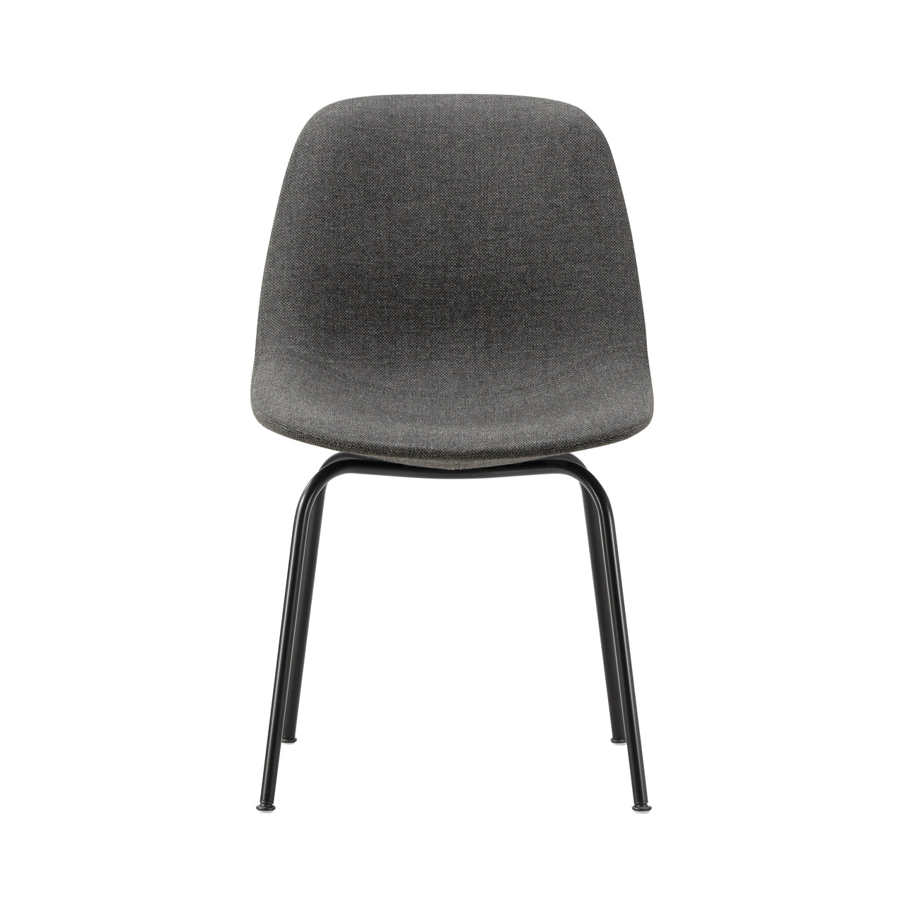 Eyes Tube Base Chair: Without Buttons + Black
