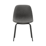 Eyes Tube Base Chair: Without Buttons + Black