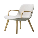 Eyes Lounge Armchair: Without Buttons + Lacquered Oak