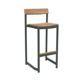 Pelagus Bar + Counter Stool: Bar + Hunter Green + Without Cushion
