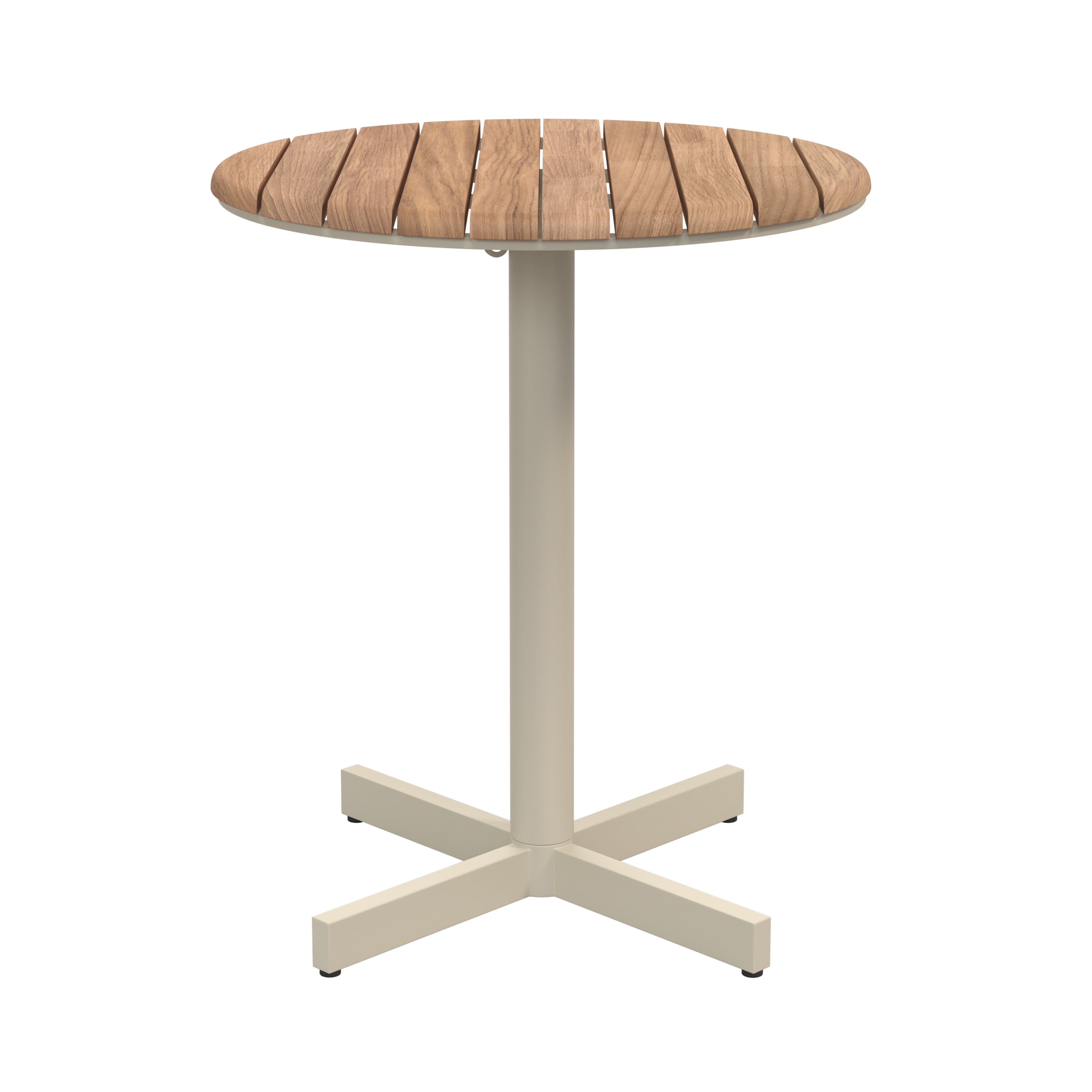 Pelagus Cafe Table: Light Ivory