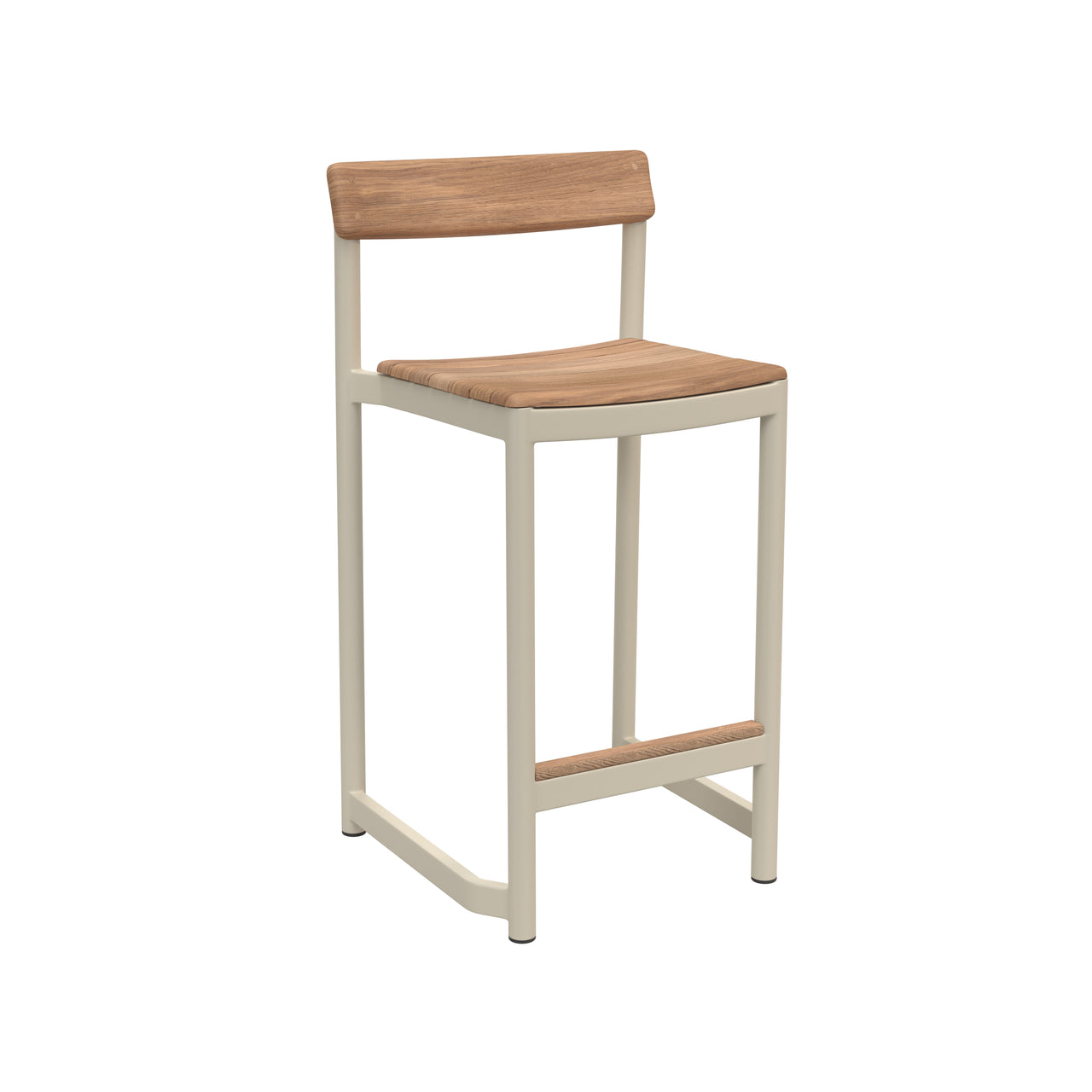 Pelagus Bar + Counter Stool: Counter + Light Ivory