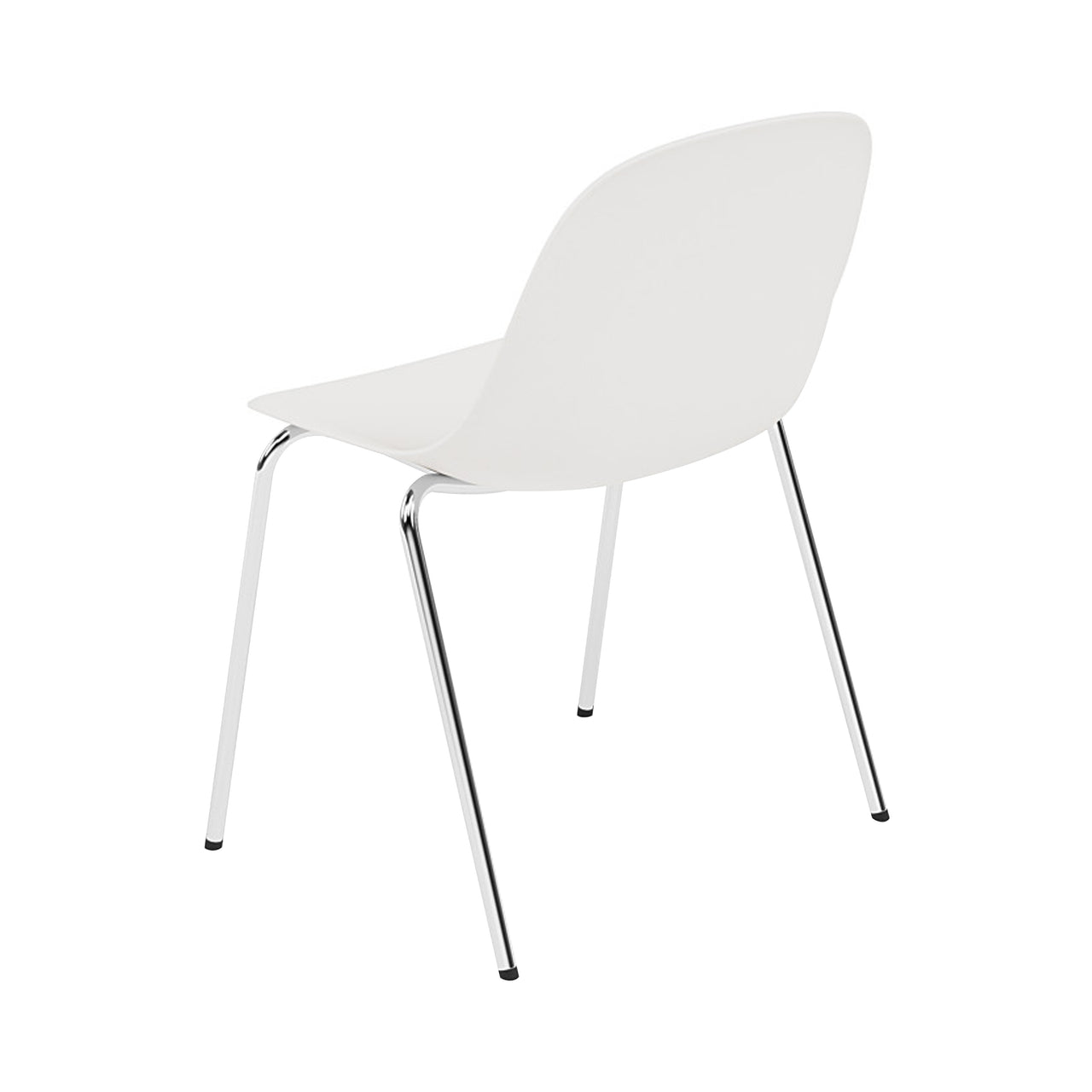 Fiber Side Chair: A-Base + Recycled Shell + Natural White