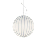 Filigrana Pendant Light: Globe + Blue