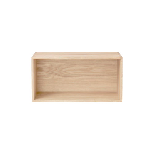 FK631005 Bookcase: White Oiled Oak