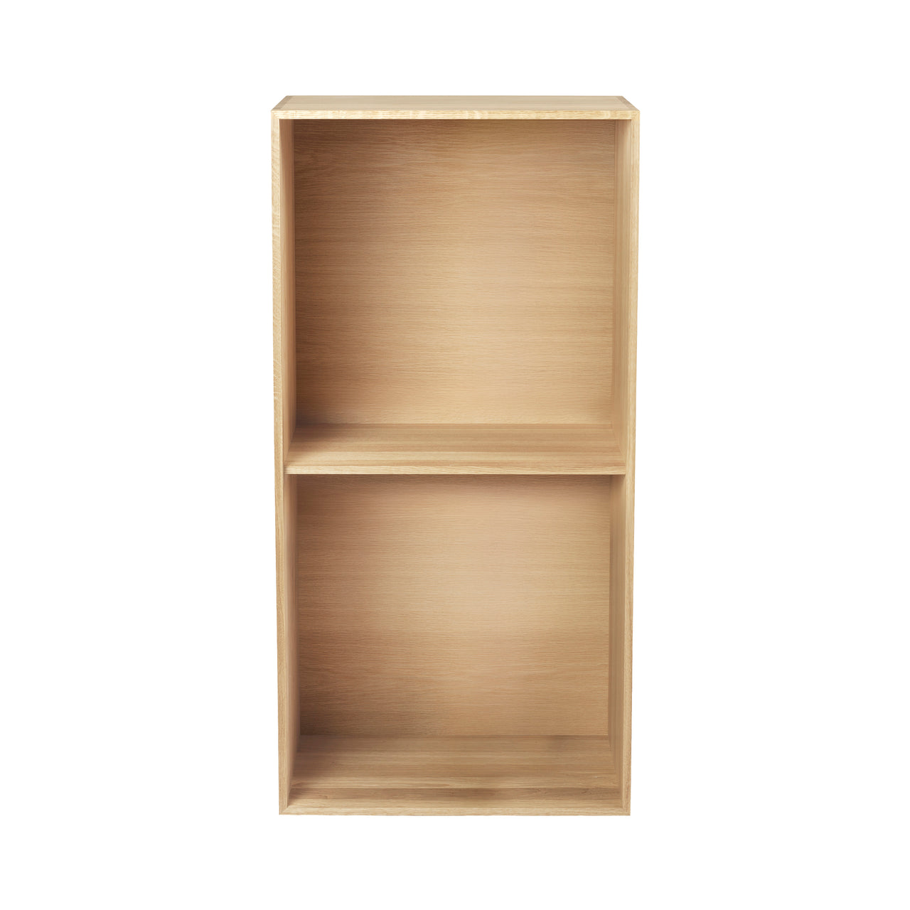 FK631020 Bookcase Upright: Oiled Oak