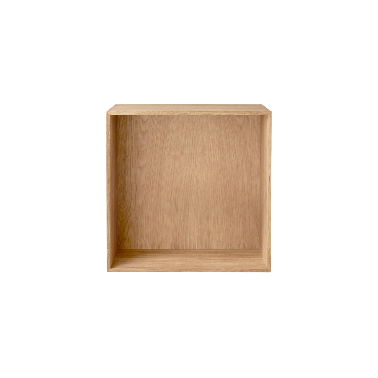 FK631110 Deep Bookcase: Oiled Oak