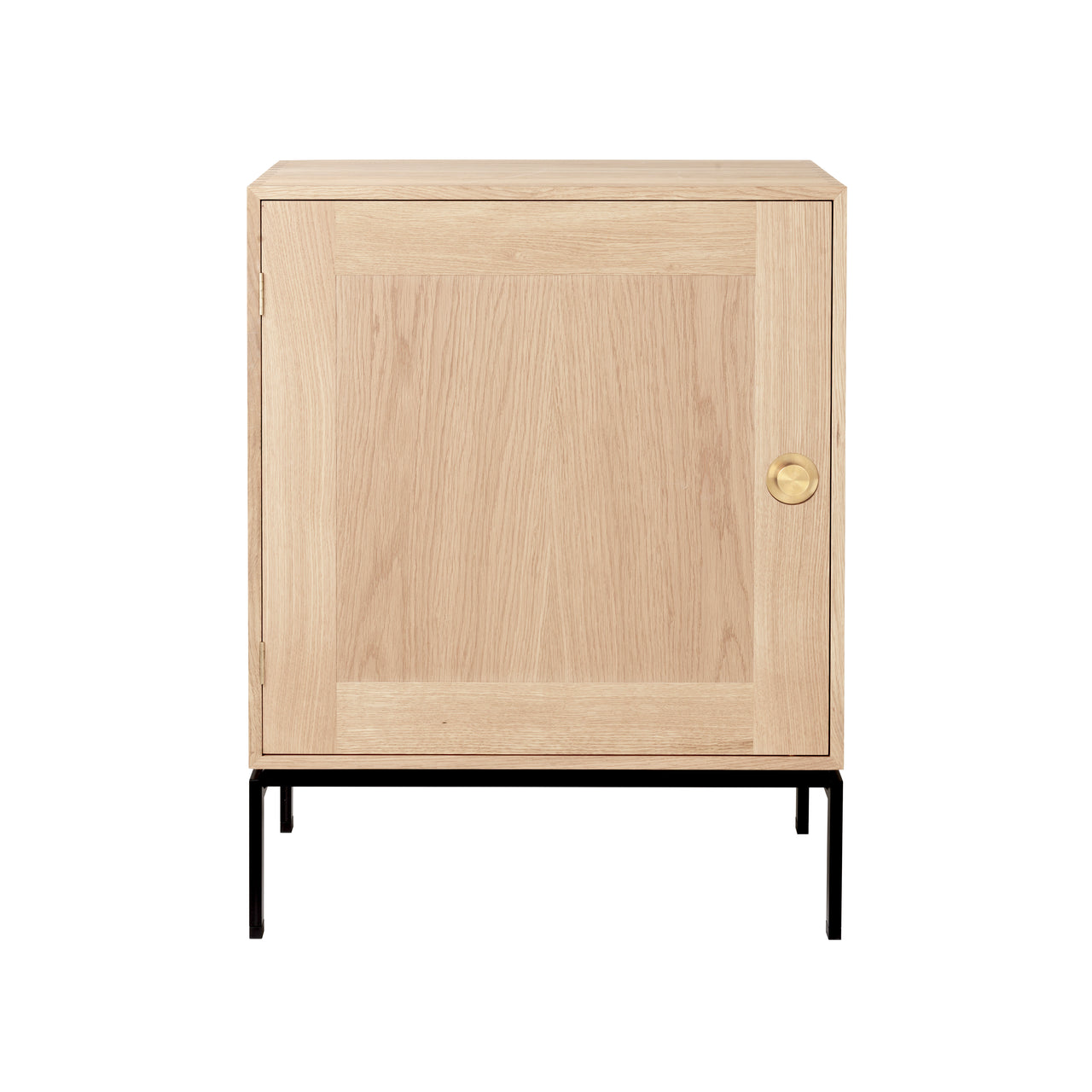 FK631115F Floor Standing Cabinet: Left + White Oiled Oak