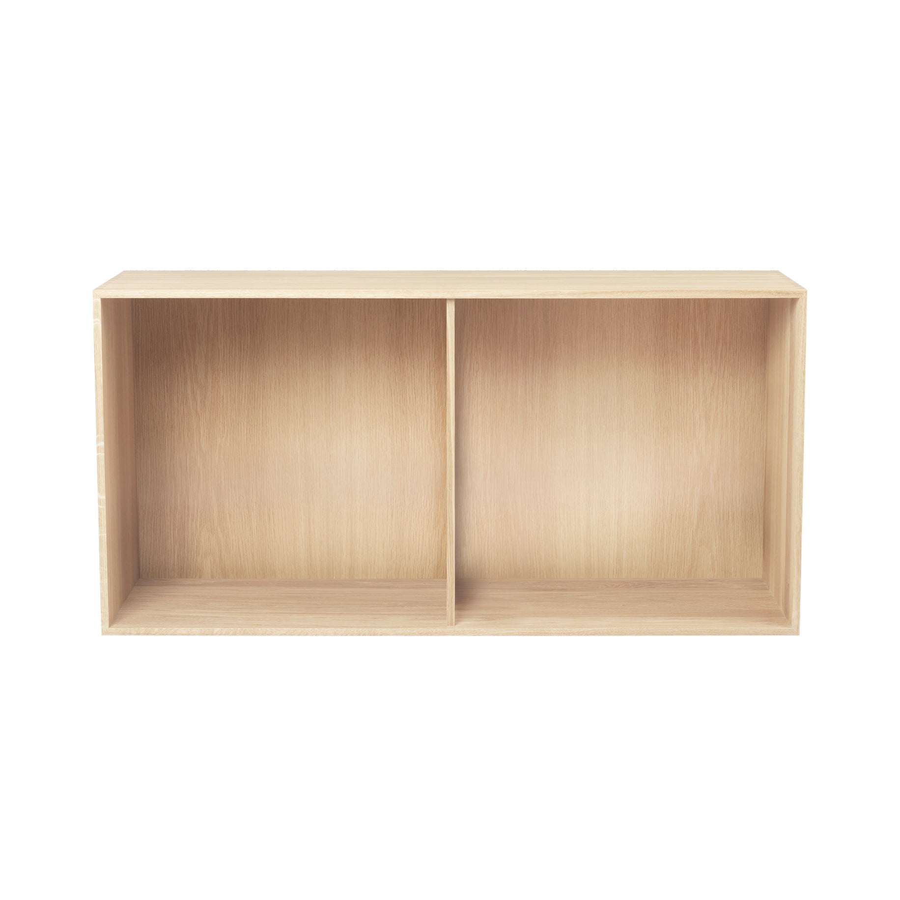 FK632010 Bookcase: White Oiled Oak