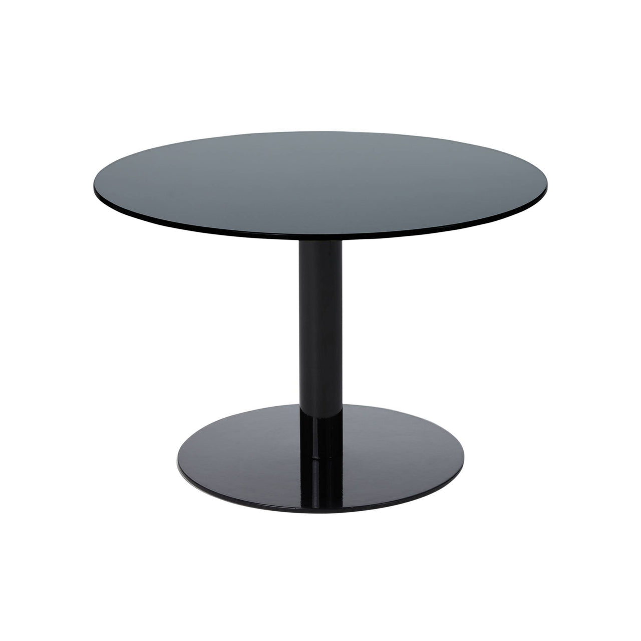 Flash Side Table: Circle + Black