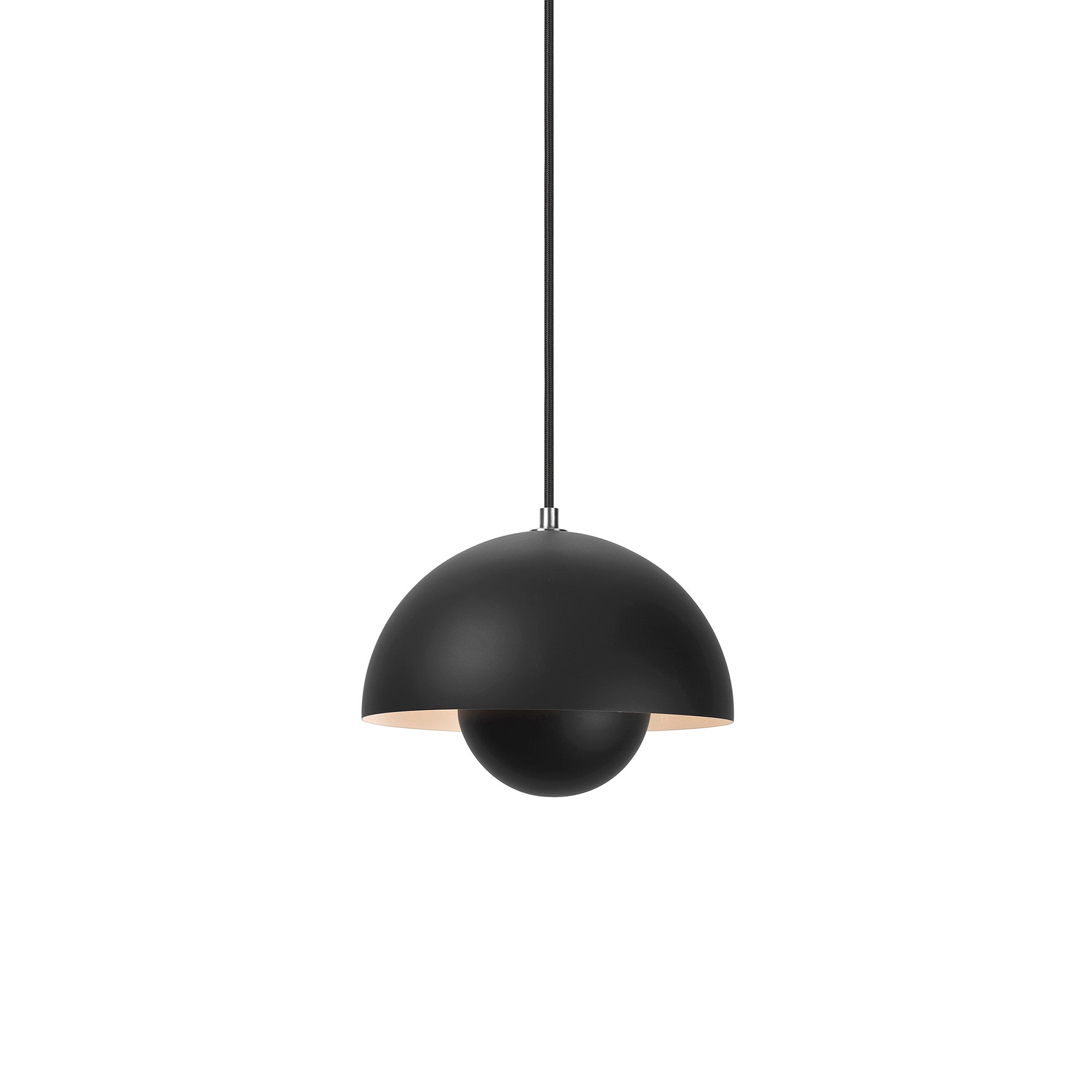 FlowerPot VP1 Pendant: Matt Black