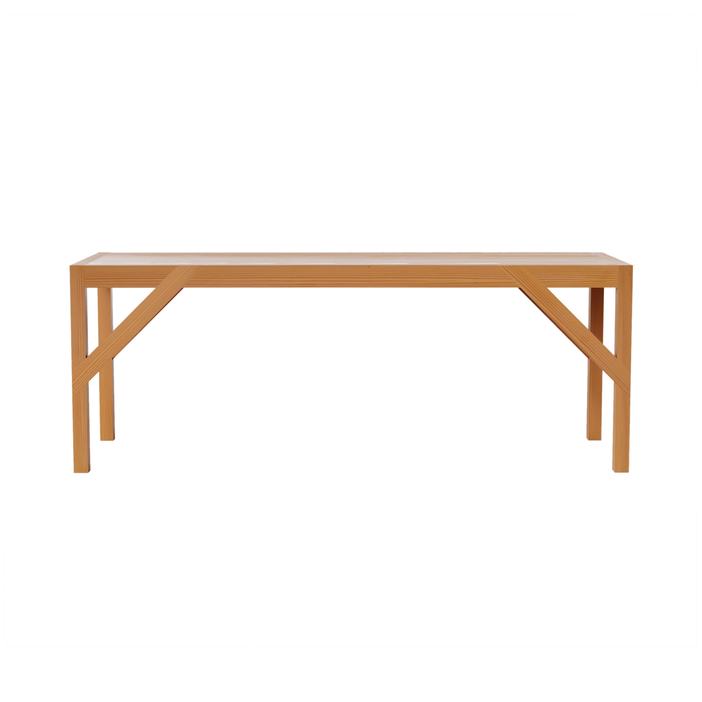 Bracket Bench: Warm Brown