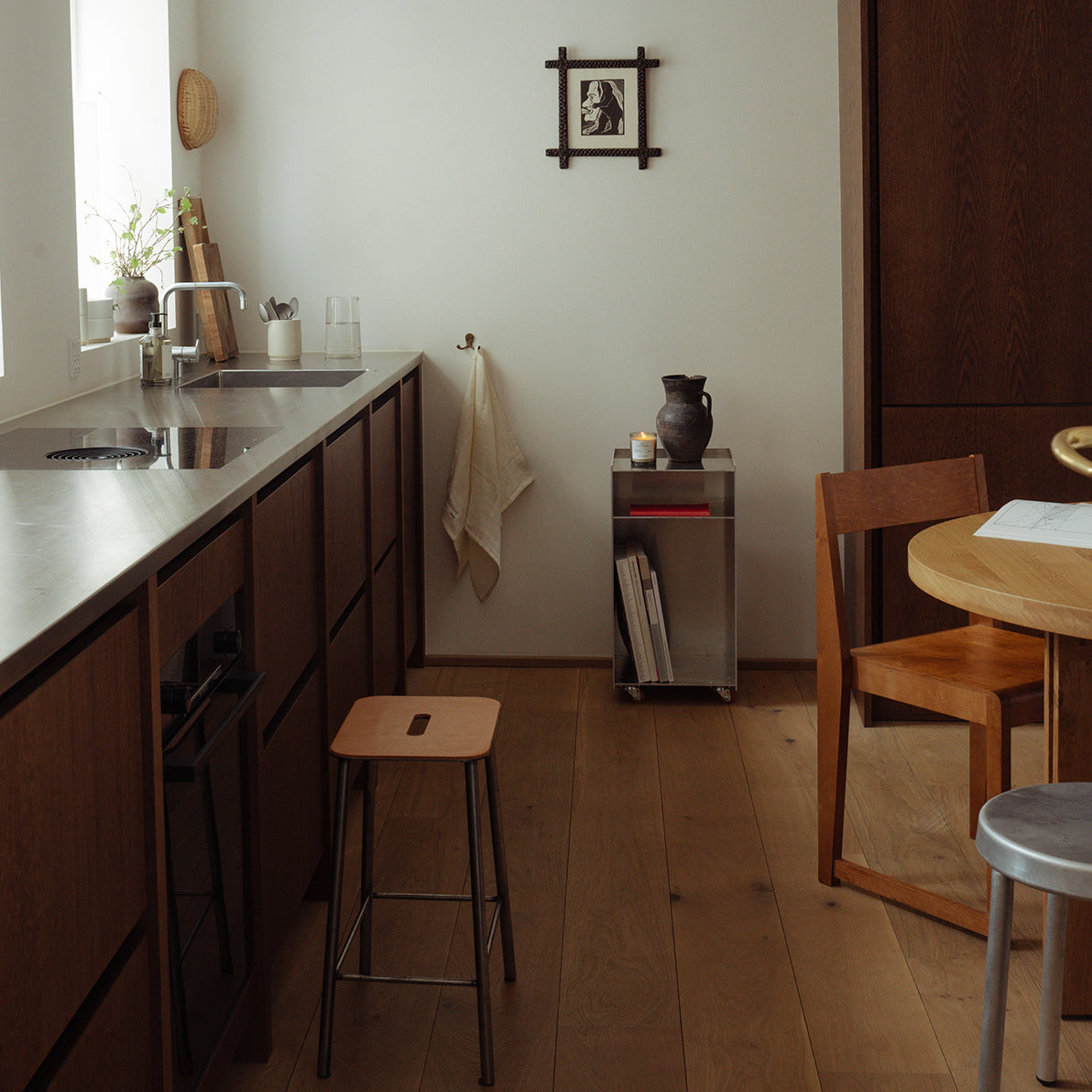 Adam Stool: Upholstered