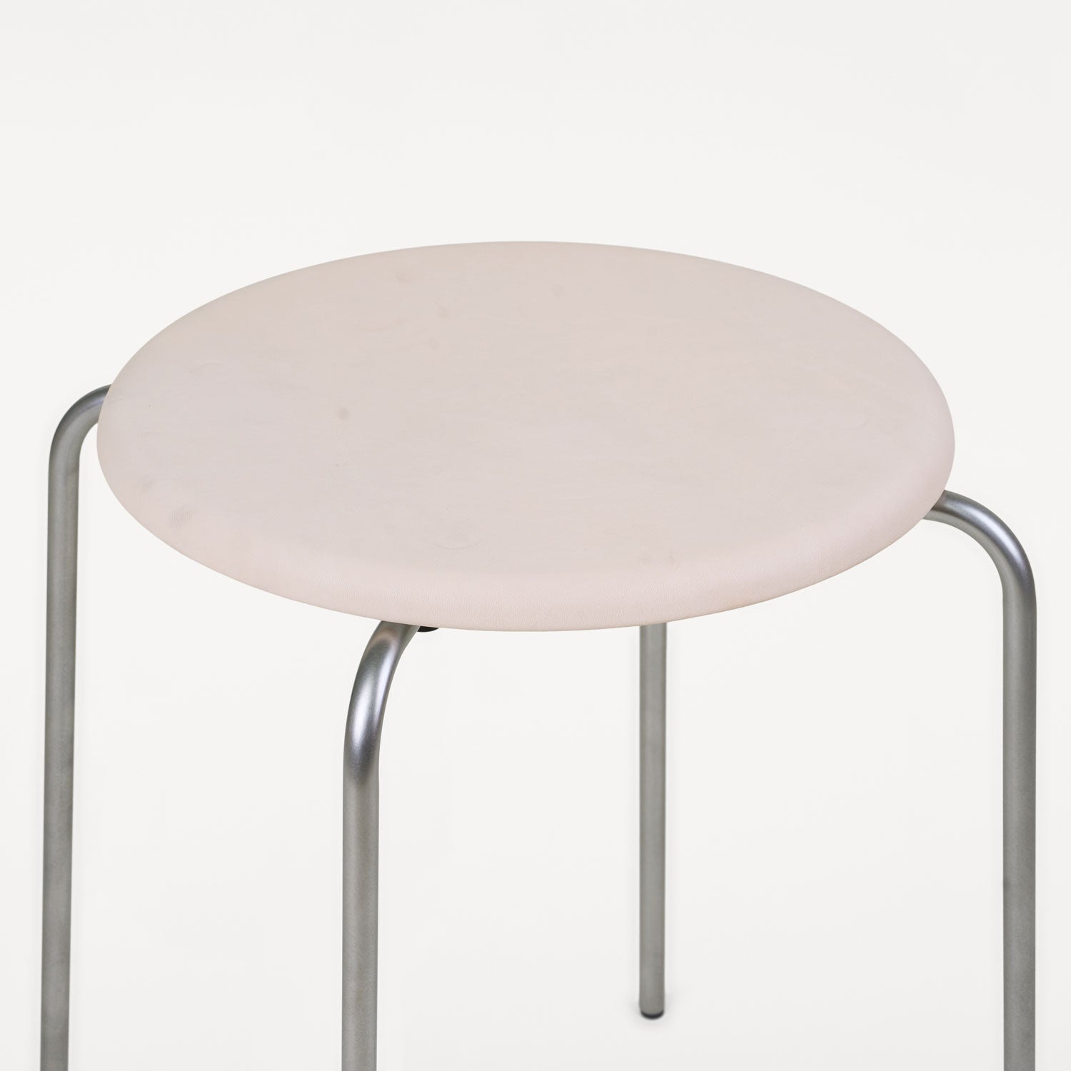 Petit Rond Stool: Upholstered