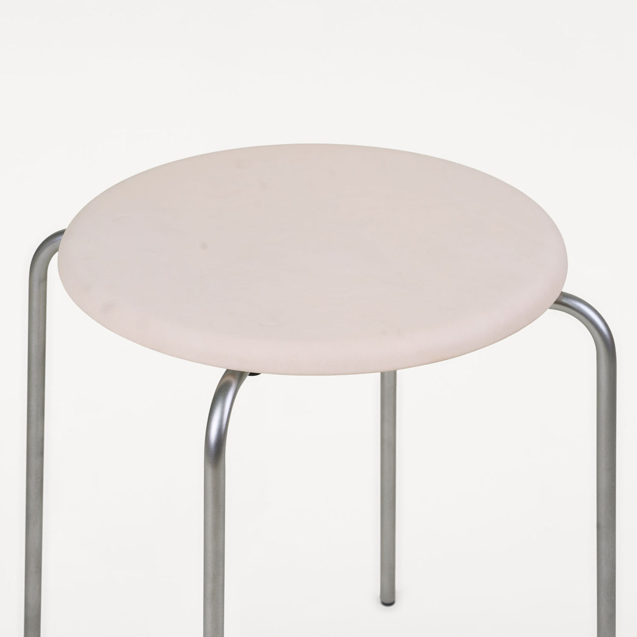 Petit Rond Stool: Upholstered