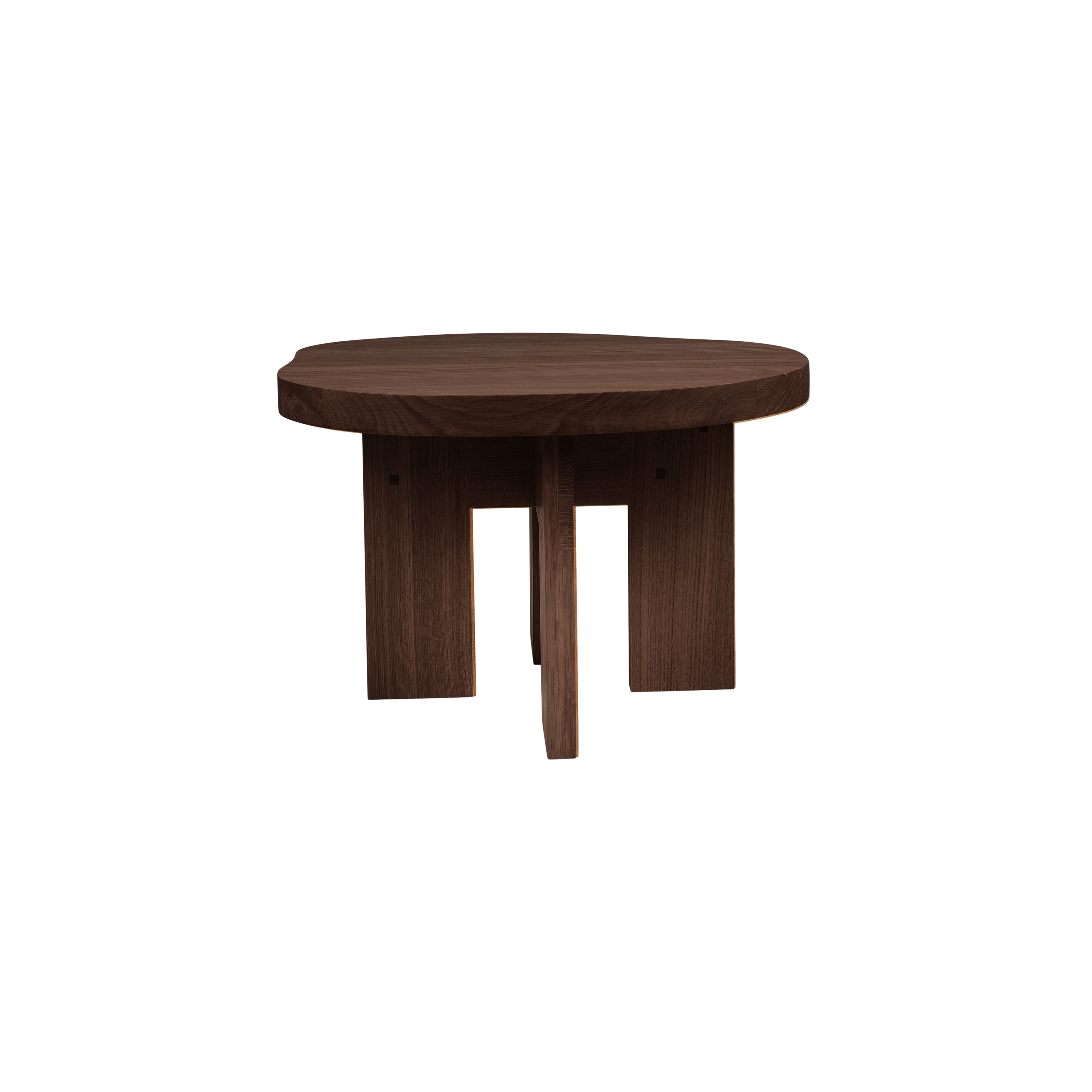 Farmhouse Side Table: Dark Oak