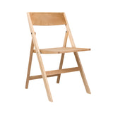 Folding Flat Chair: Natural Birch