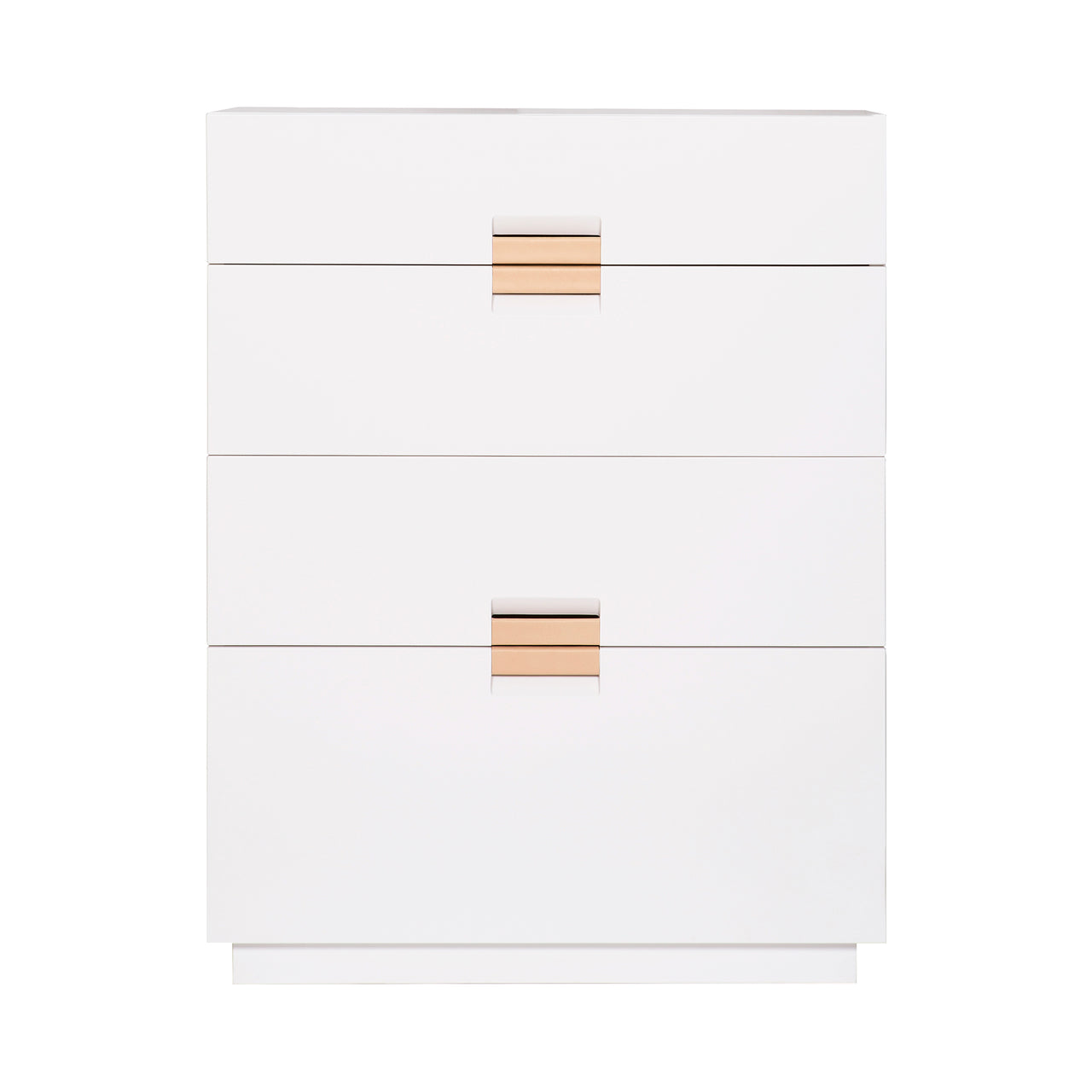 Frame Drawer High: White + Natural