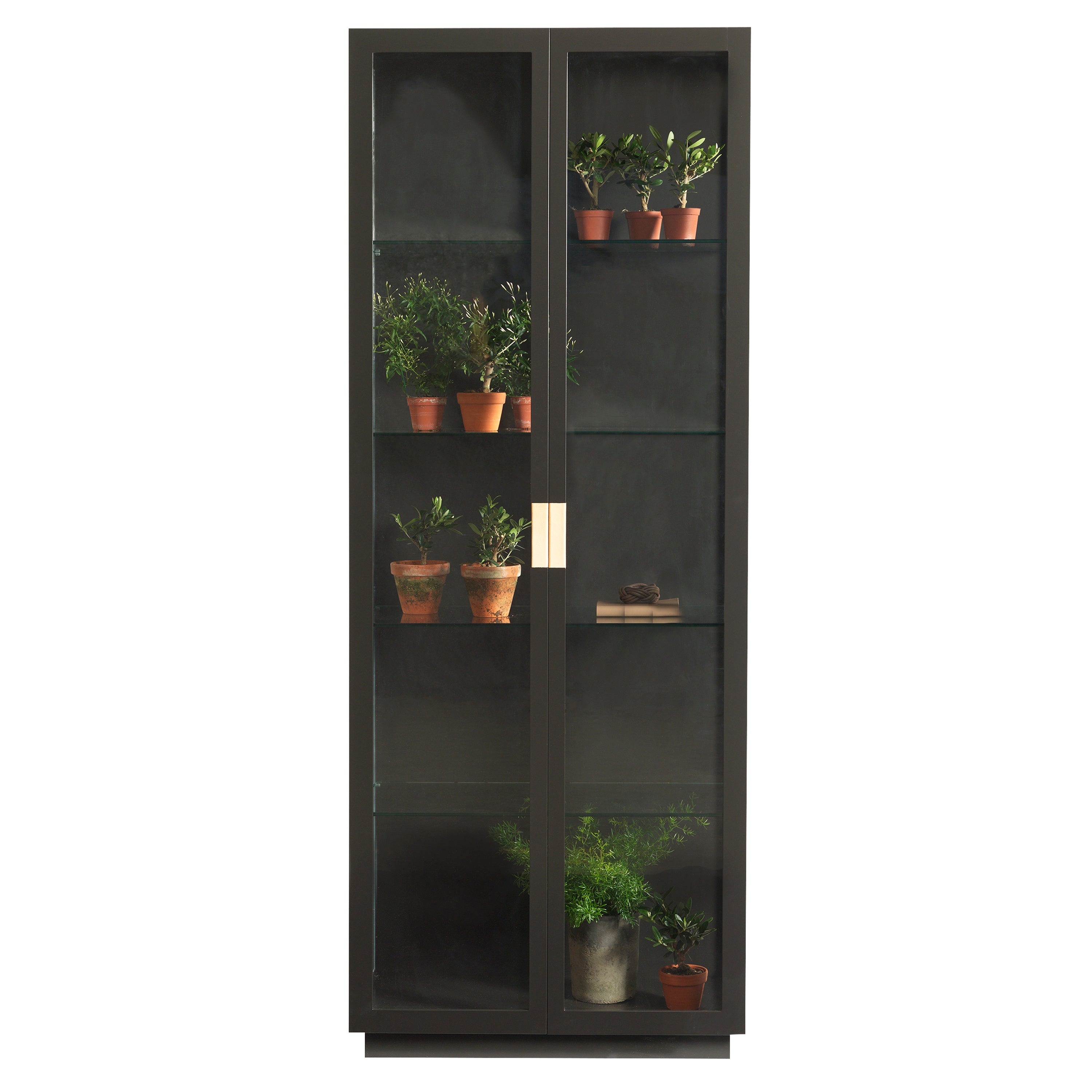 Frame XL: Covered Doors + Char Grey + Natural