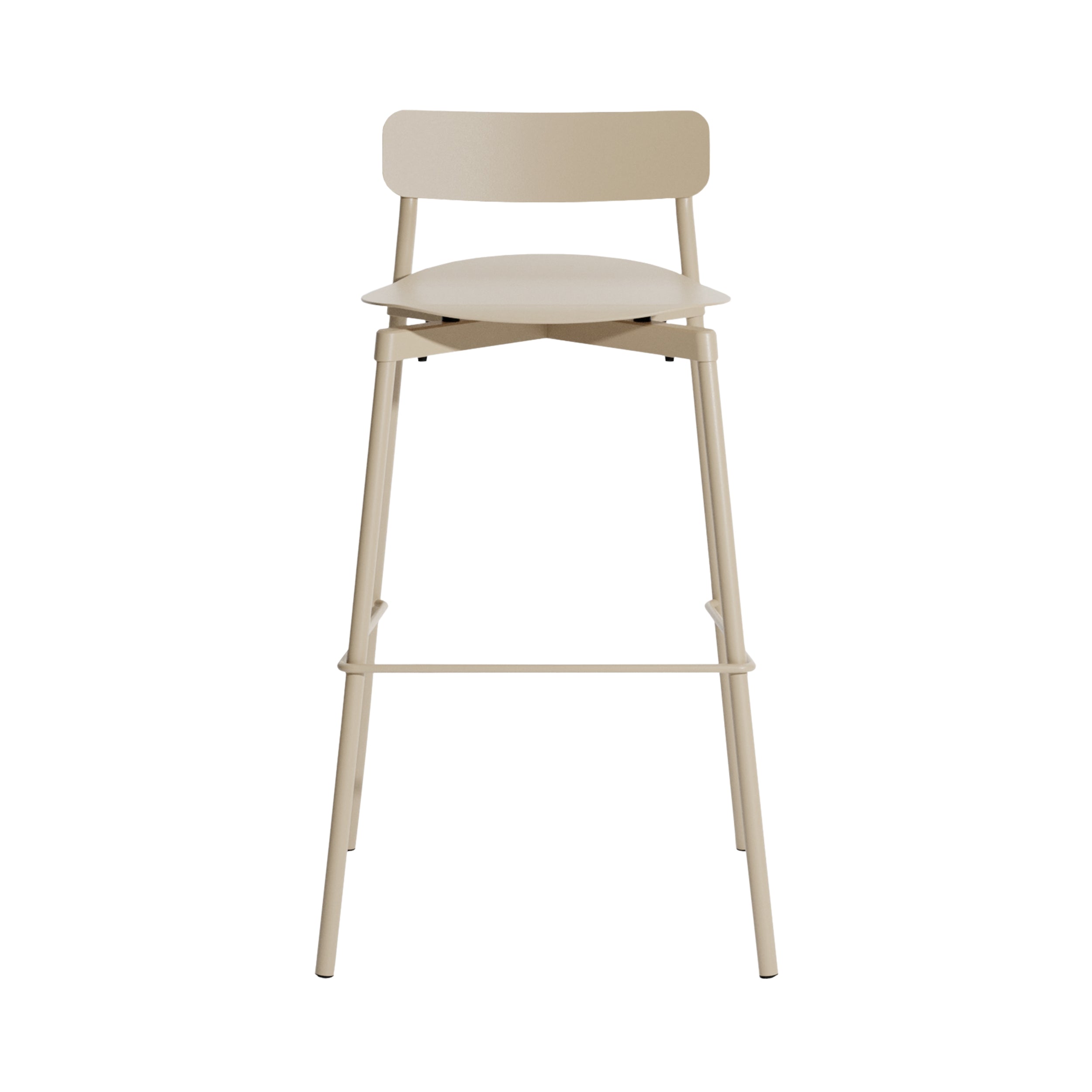 Fromme Stacking Bar + Counter Stool: Outdoor + Bar + Dune