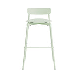 Fromme Stacking Bar + Counter Stool: Outdoor + Bar + Pastel Green