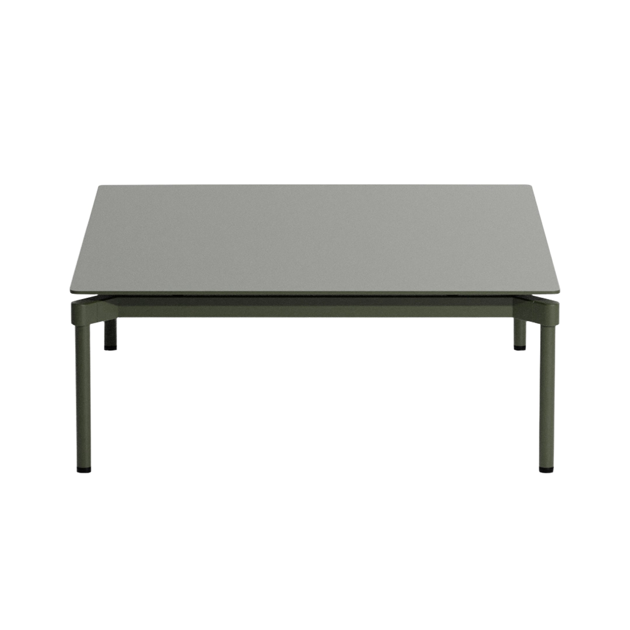 Fromme Outdoor Coffee Table: Glass Green