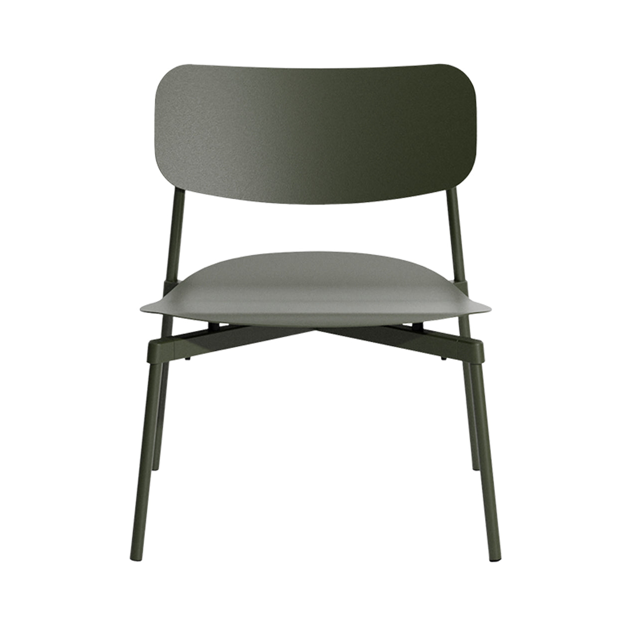 Fromme Stacking Lounge Chair: Glass Green