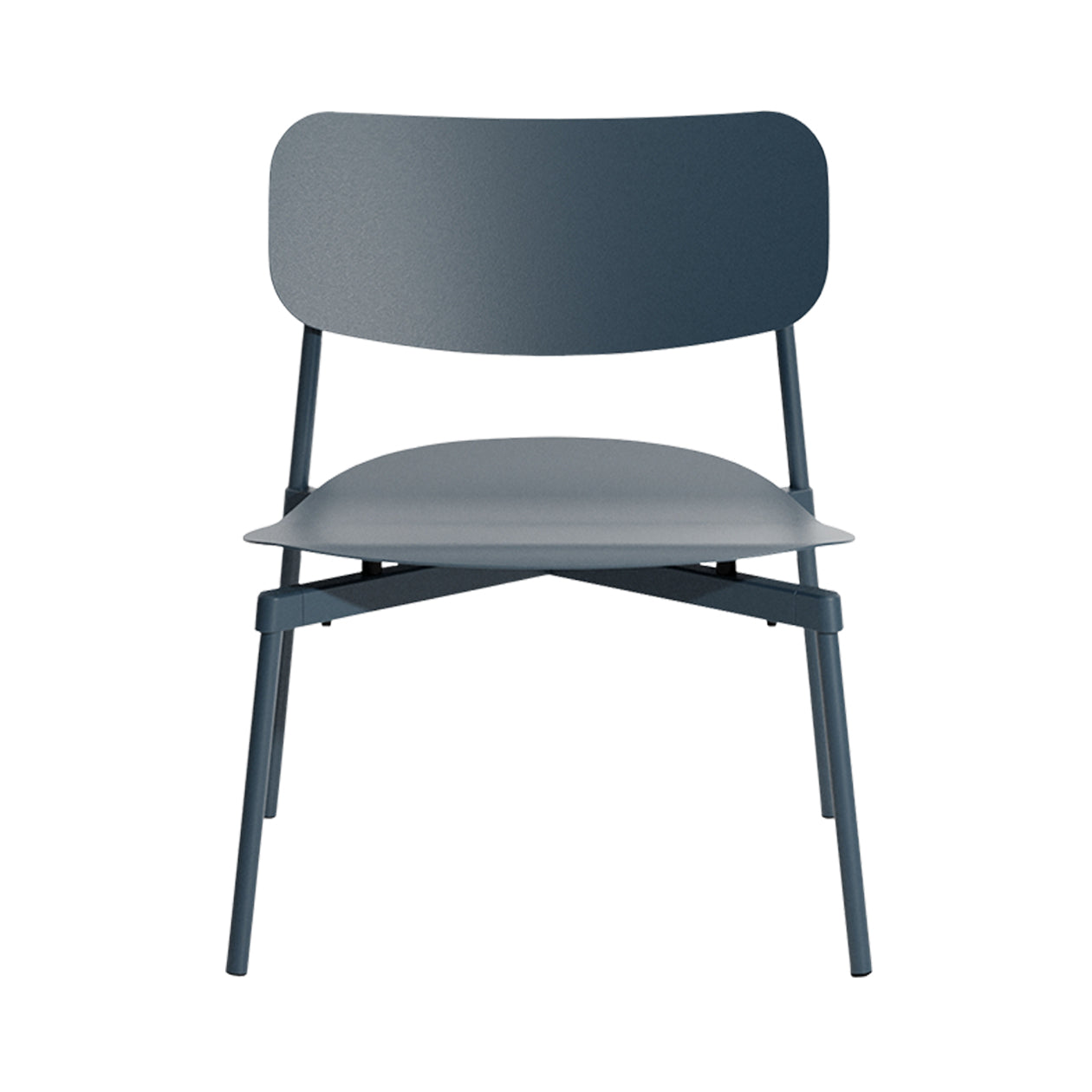 Fromme Stacking Lounge Chair: Grey Blue