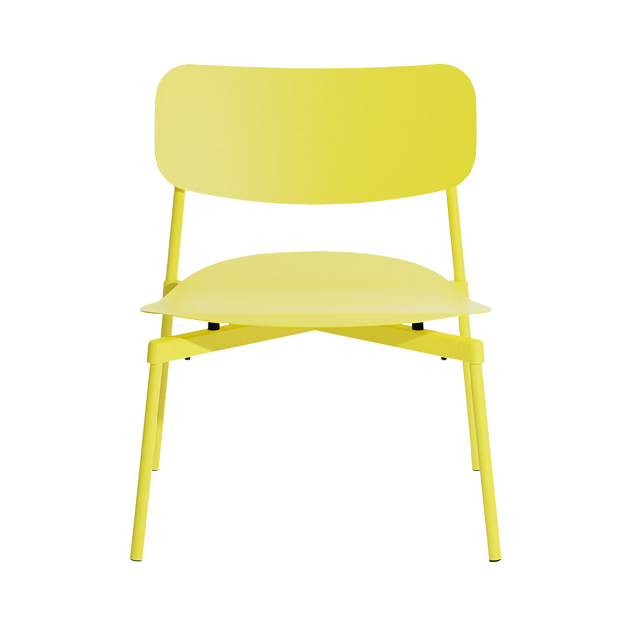 Fromme Stacking Lounge Chair: Yellow