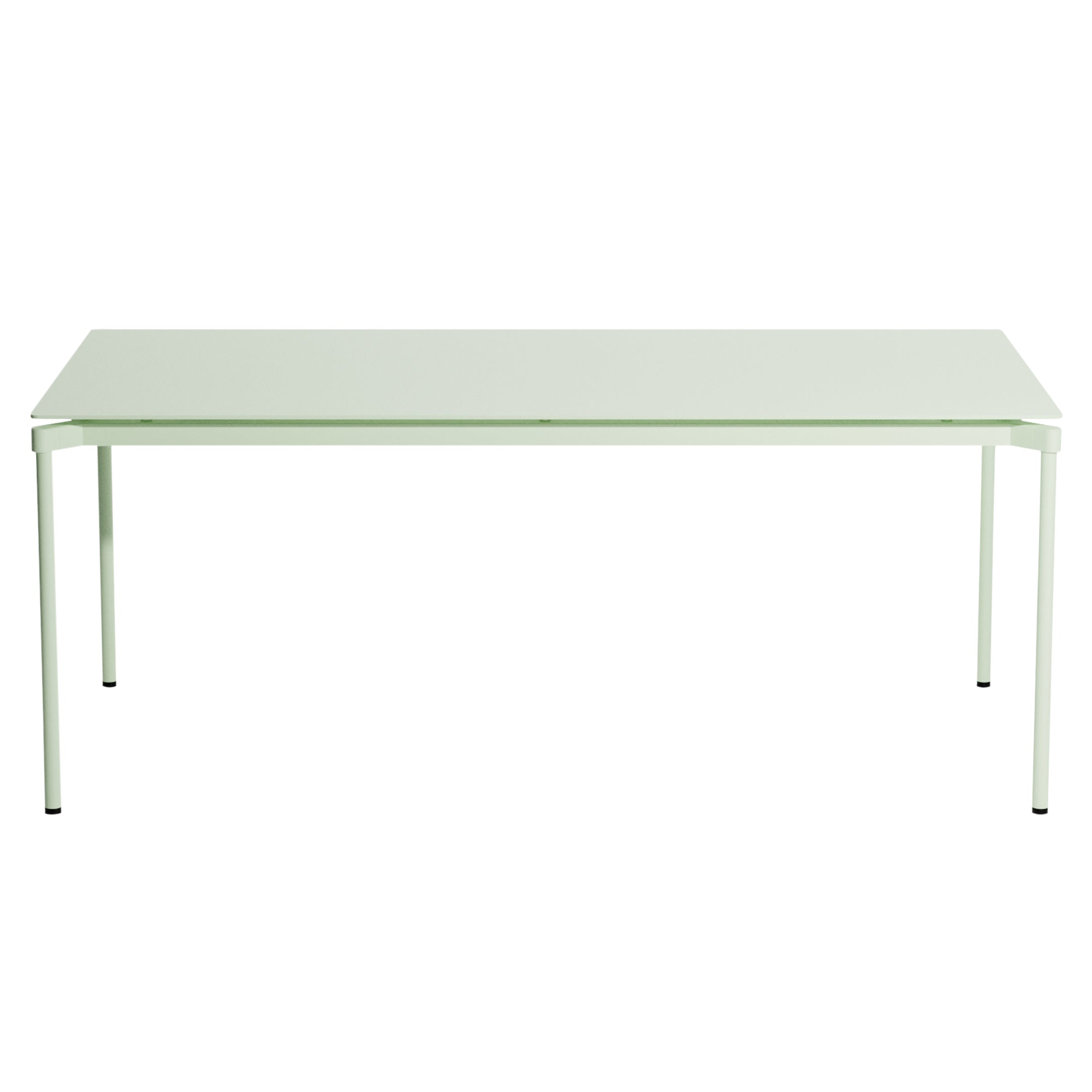 Fromme Dining Table: Rectangle + Pastel Green