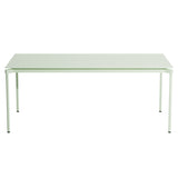Fromme Dining Table: Rectangle + Pastel Green