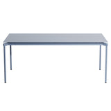 Fromme Dining Table: Rectangle + Pigeon Blue