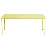 Fromme Outdoor Dining Table: Yellow