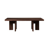 Farmhouse Coffee Table: Dark Oak