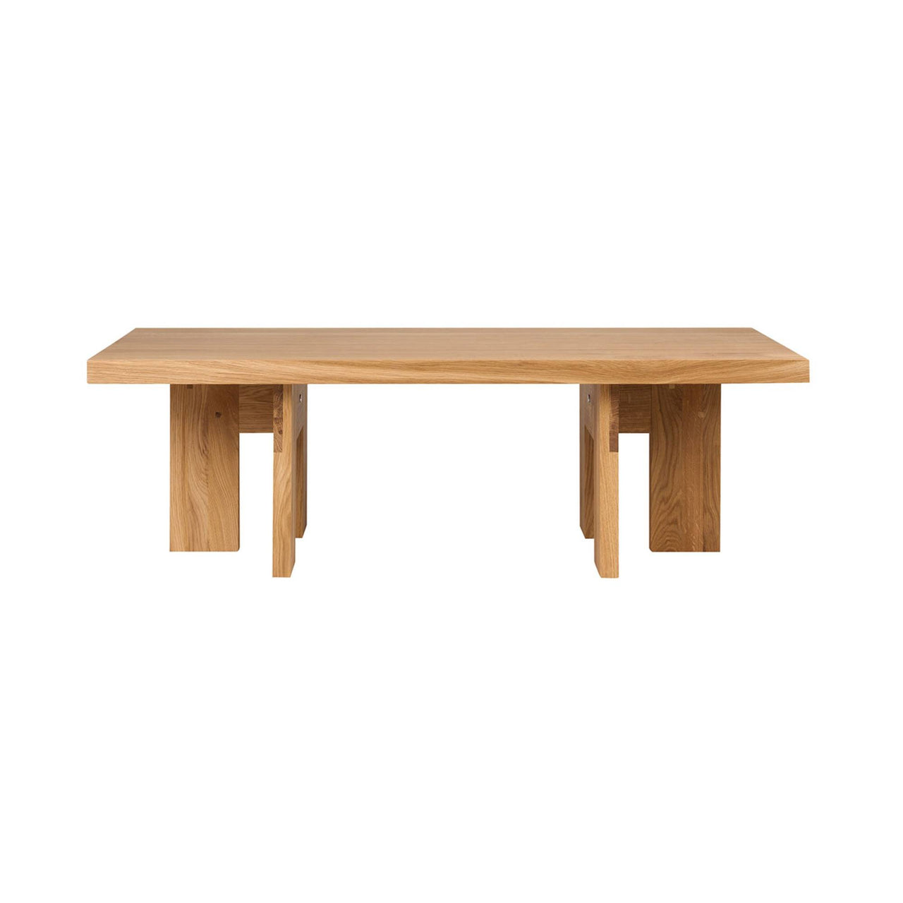 Farmhouse Coffee Table: Natural oak