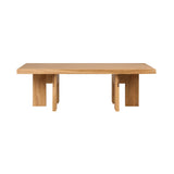 Farmhouse Coffee Table: Natural oak