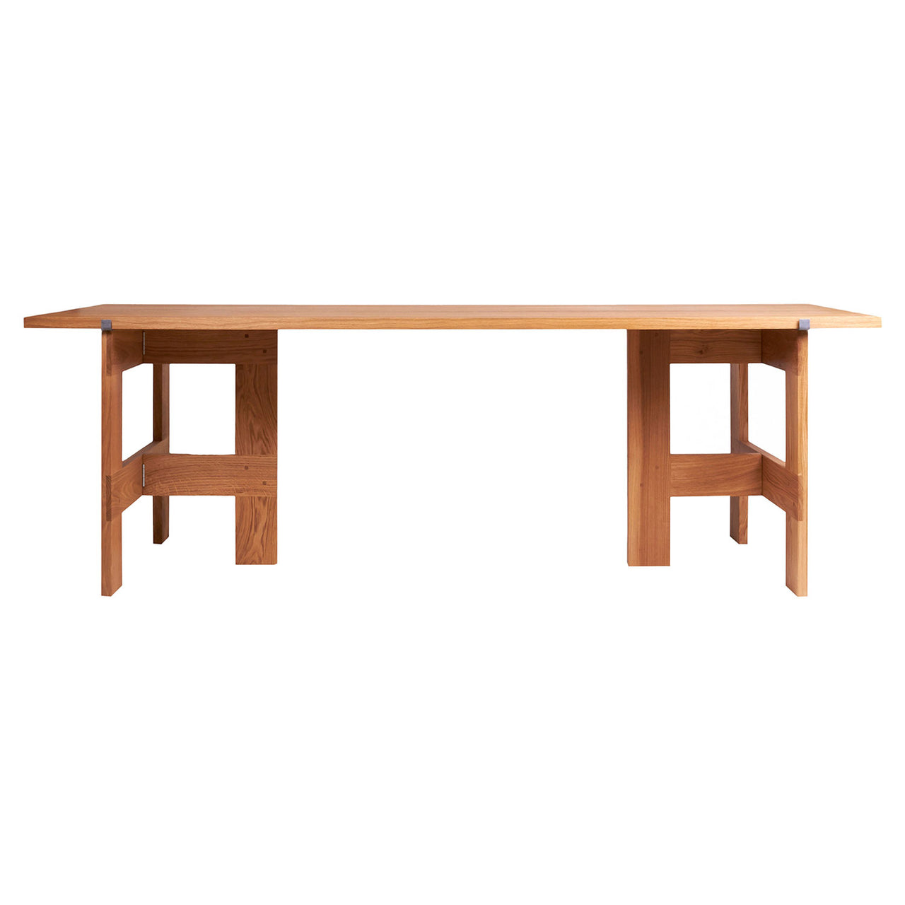 Farmhouse Table: Planks + Natural Oak