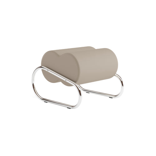 Fave Footstool: Chrome Steel