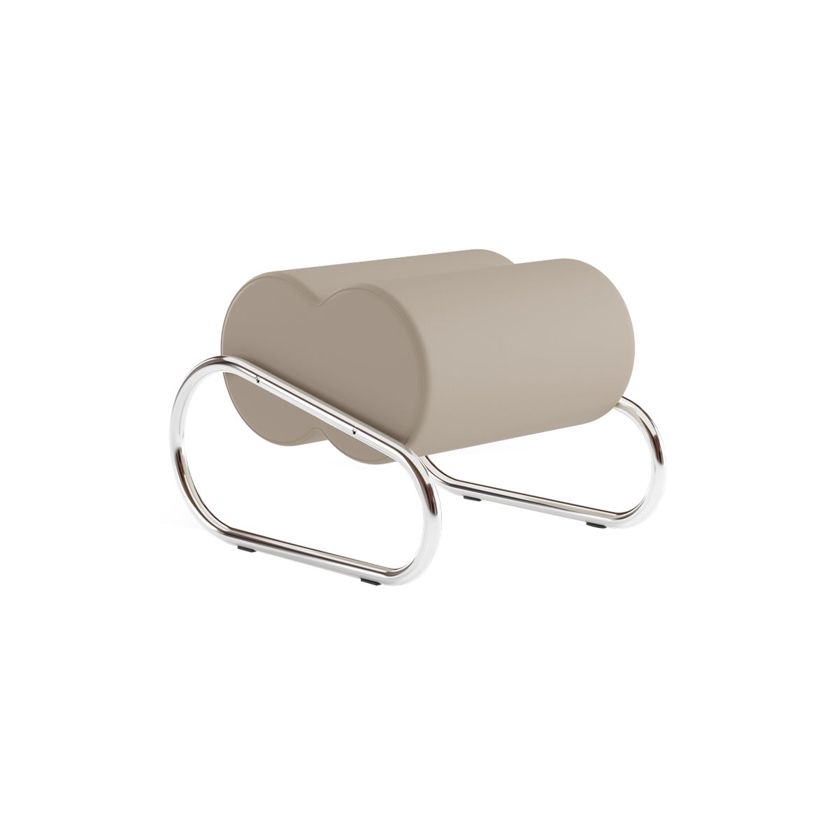 Fave Footstool: Chrome Steel