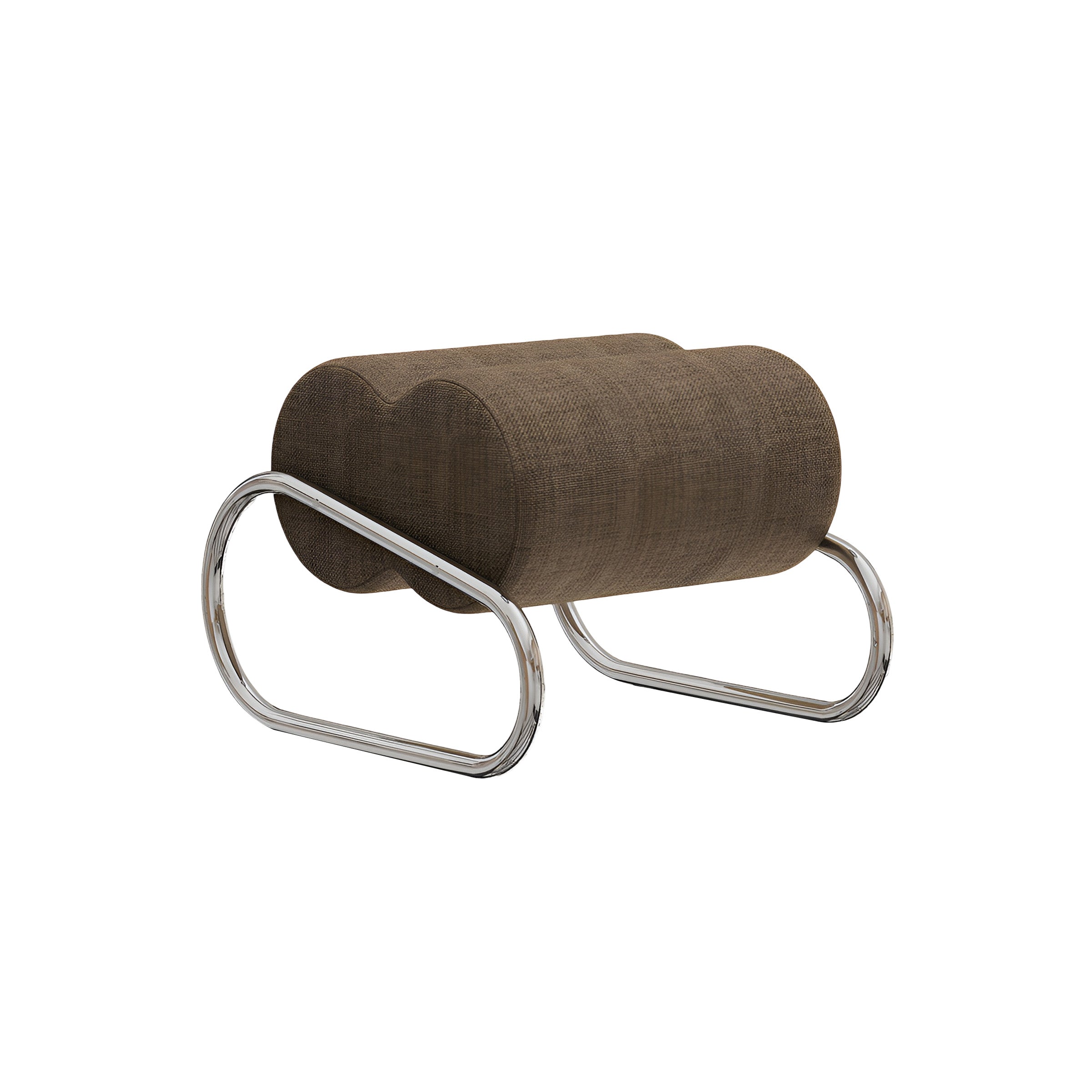 Fave Footstool: Chrome Steel